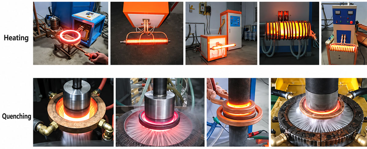 Induction heating machine applications