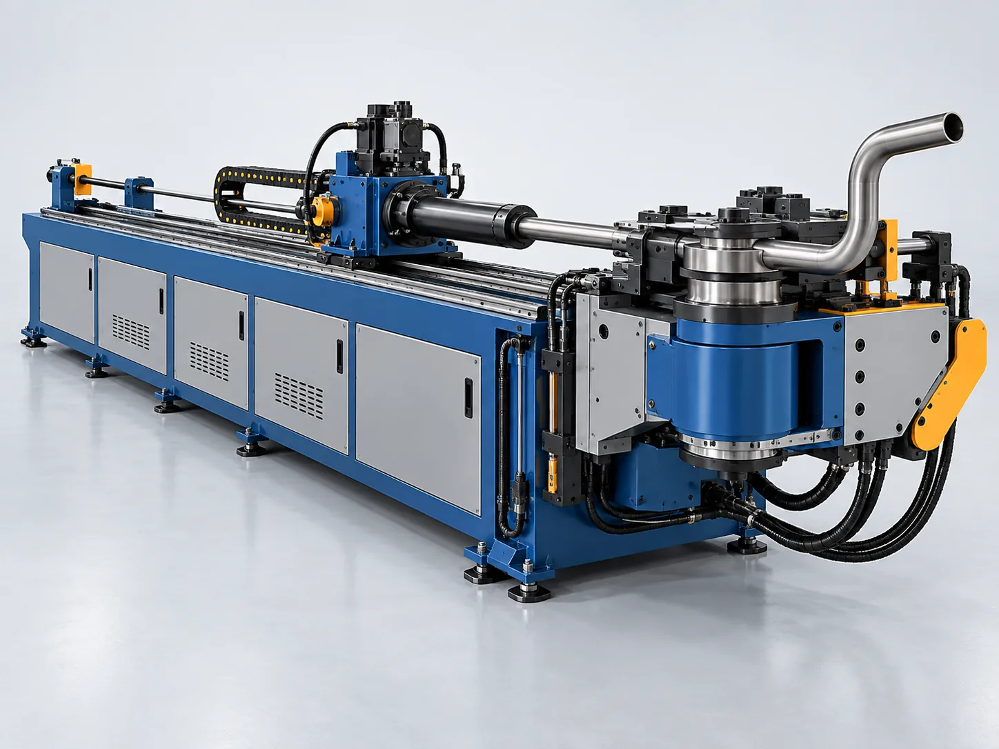 Industrial pipe bending machine